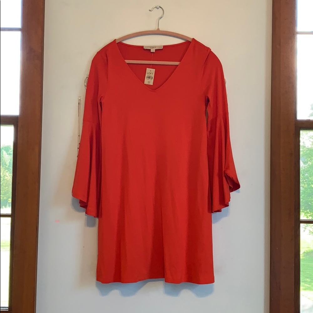 Women’s XS Petite Orange Flowy Dress